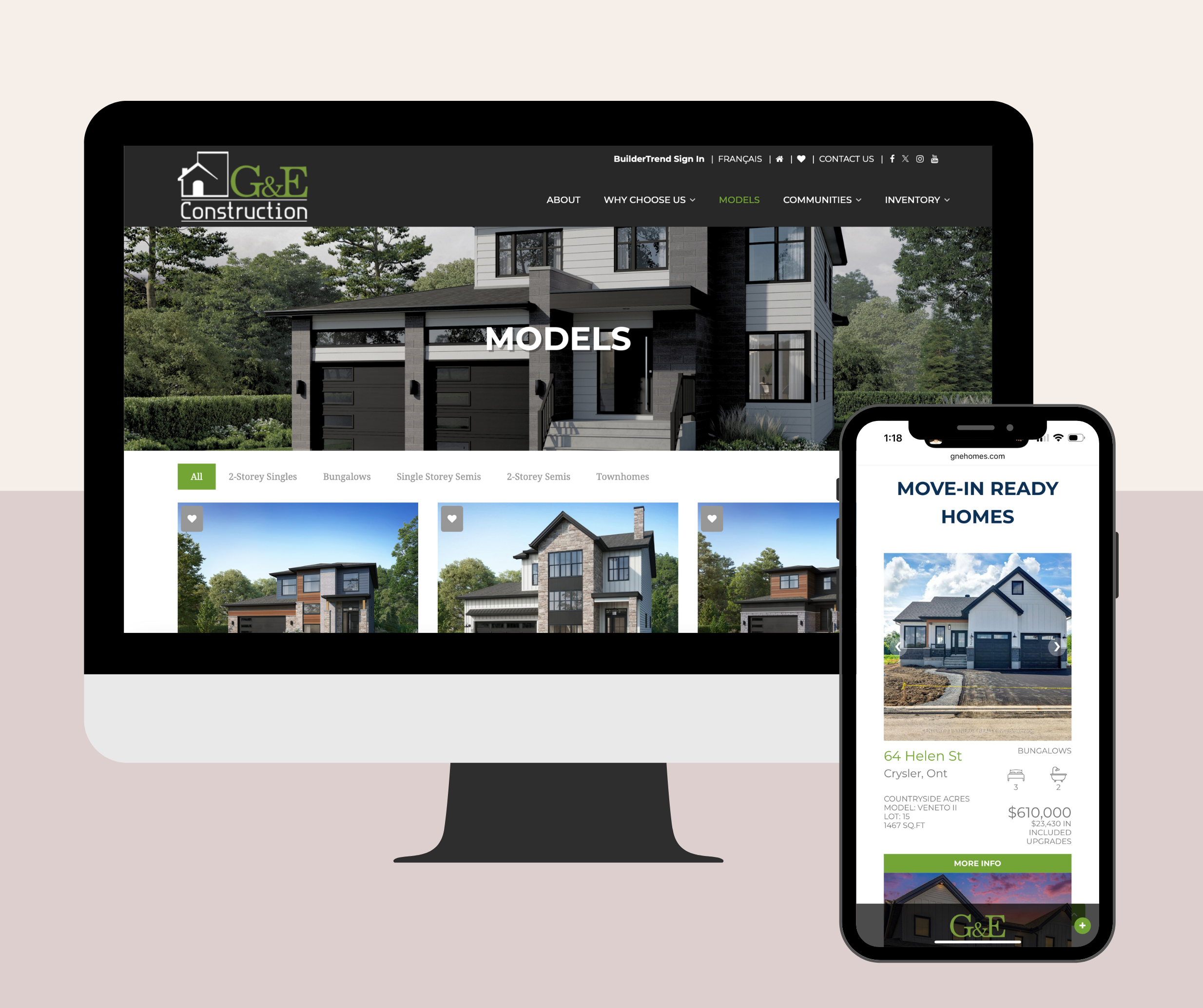 Site web gnehomes.ca